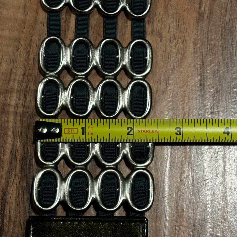 Suzi Roher Black and Silver Belt - Picture 9 of 12
